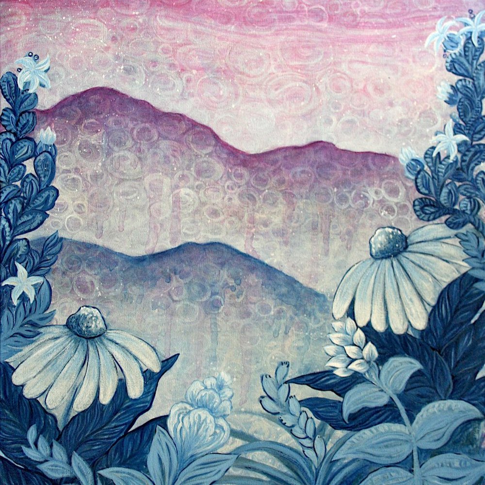 Misty Mountain Flowers